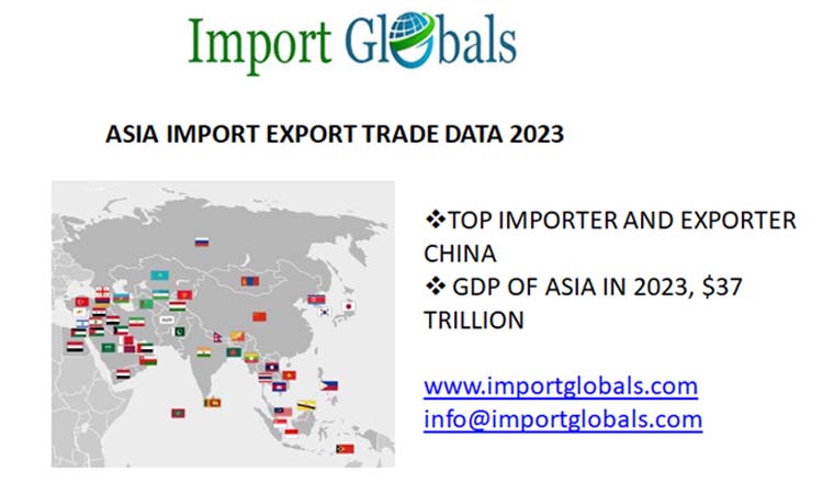 Asia Import and Export Trade Details 2023 Asia Import and Export Trade Details 2023