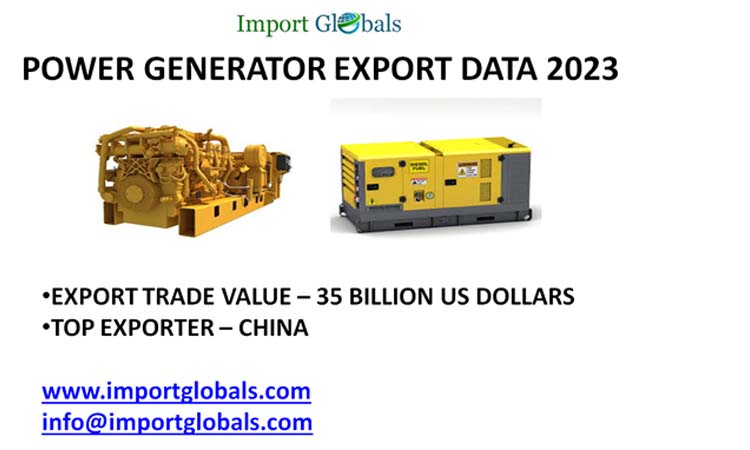 Power Generator Export Data Power Generator Export Data