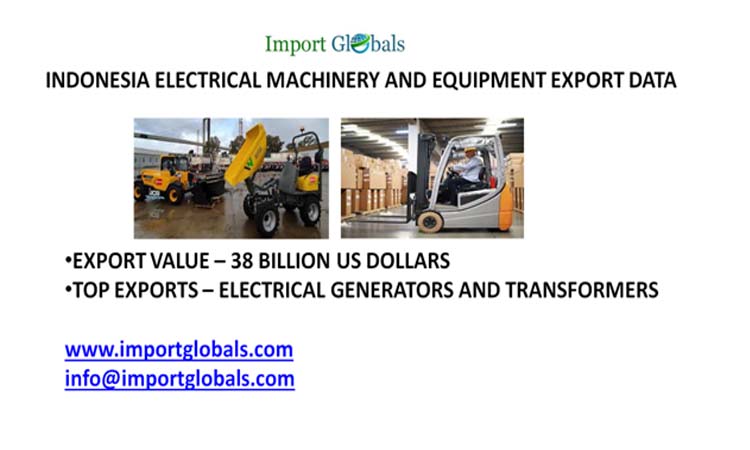 Indonesia Electrical Machinery and Equipment Export Data Indonesia Electrical Machinery and Equipment Export Data