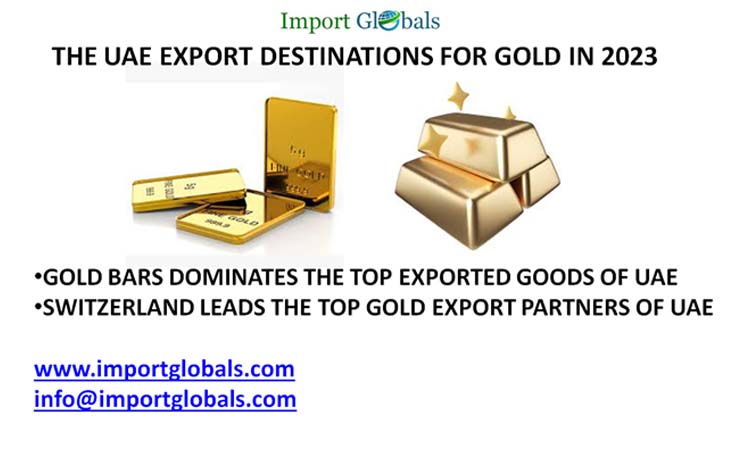 Overview of the Uae Export Destinations for Gold in 2023 Overview of the Uae Export Destinations for Gold in 2023