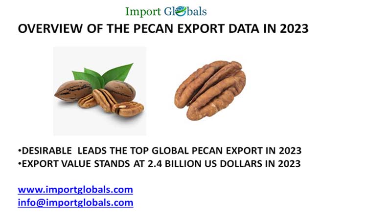 Overview of the Pecan Export Data in 2023 Overview of the Pecan Export Data in 2023