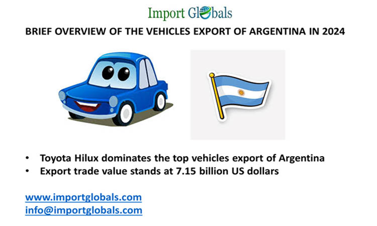 Brief Overview of the Vehicles Export of Argentina in 2024 Brief Overview of the Vehicles Export of Argentina in 2024