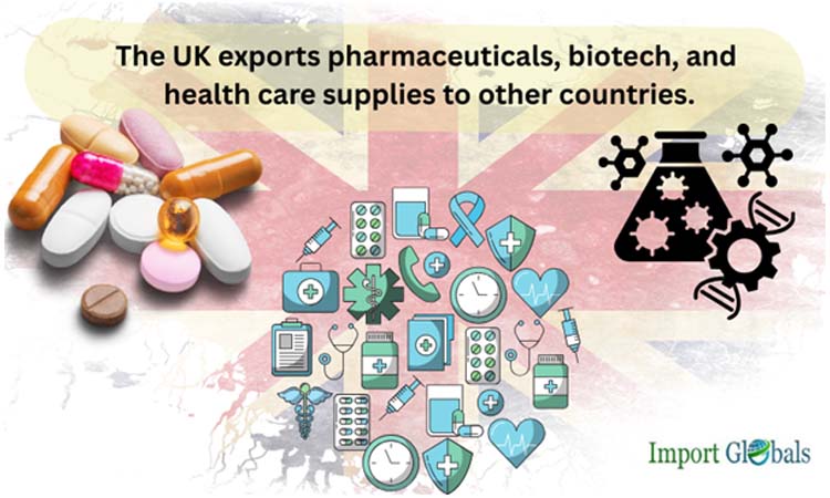 The UK Exports Pharmaceuticals, Biotech, and Health Care Supplies to Other Countries
